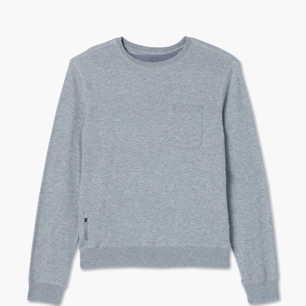 Vuori Jeffreys Pullover Gray Long Sleeve Top - Picture 4 of 15